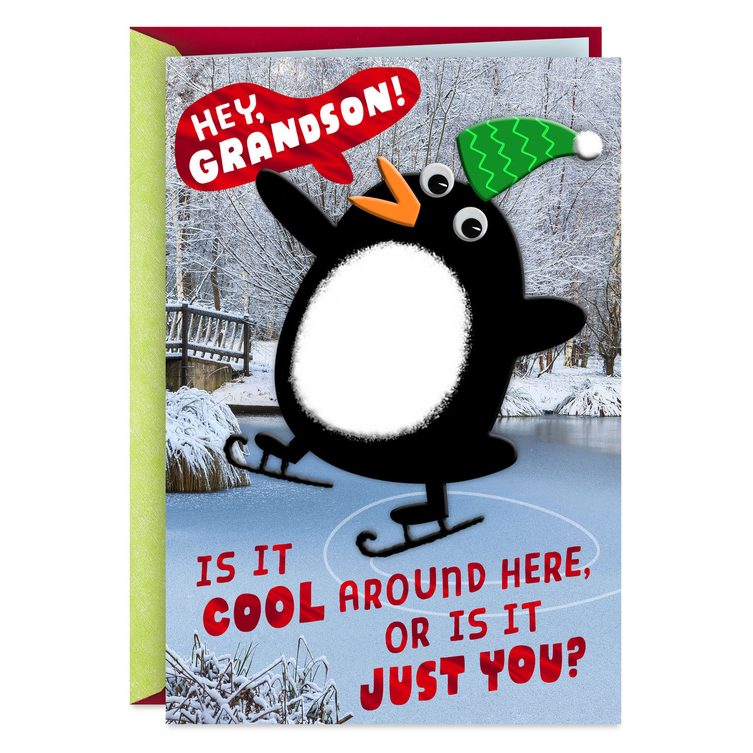 Thanks for the Joy and Fun Christmas Card for Grandson