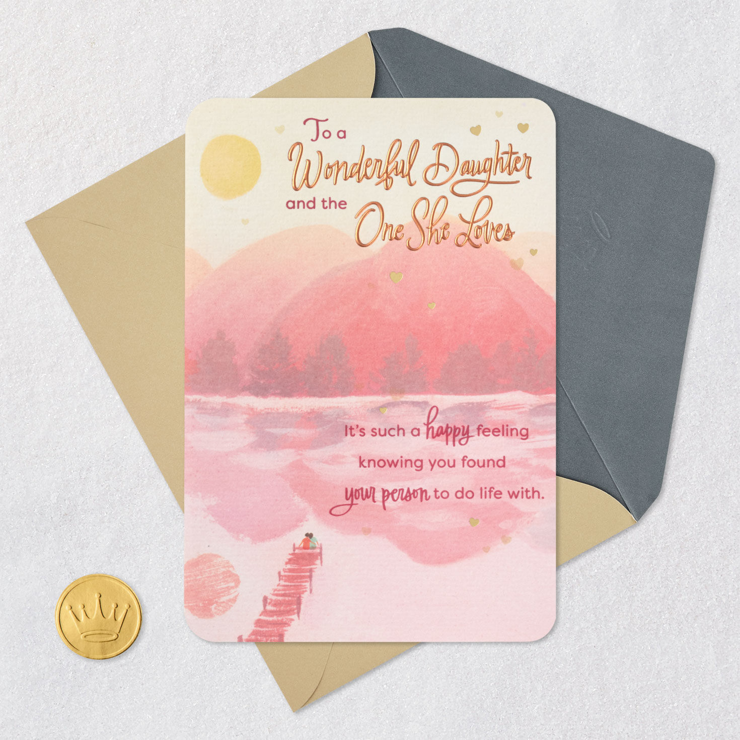 Celebrating You Anniversary Card for Daughter and Her Love for only USD 4.99 | Hallmark