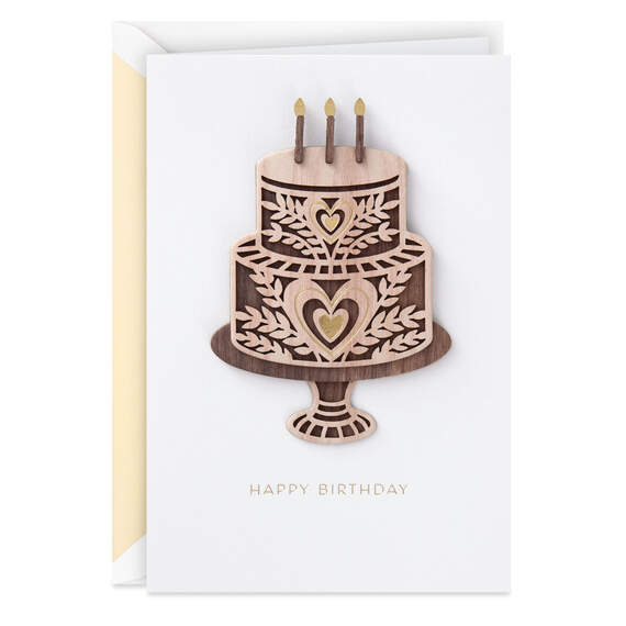 Celebrating You Tiered Cake Birthday Card, , large image number 1