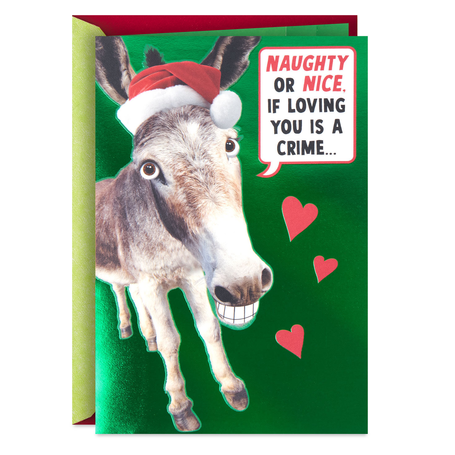 Throw My Happy Ass in Jail Funny Christmas Card
