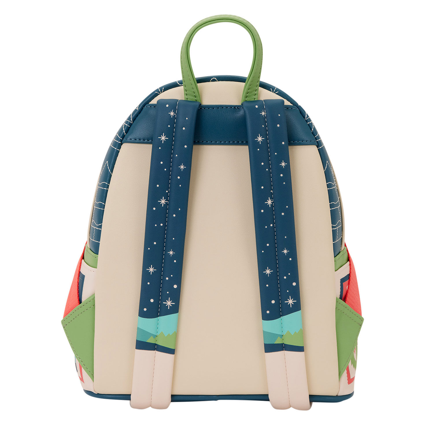 Disney Mickey Mouse Face Holiday Mini Backpack Back image number 2