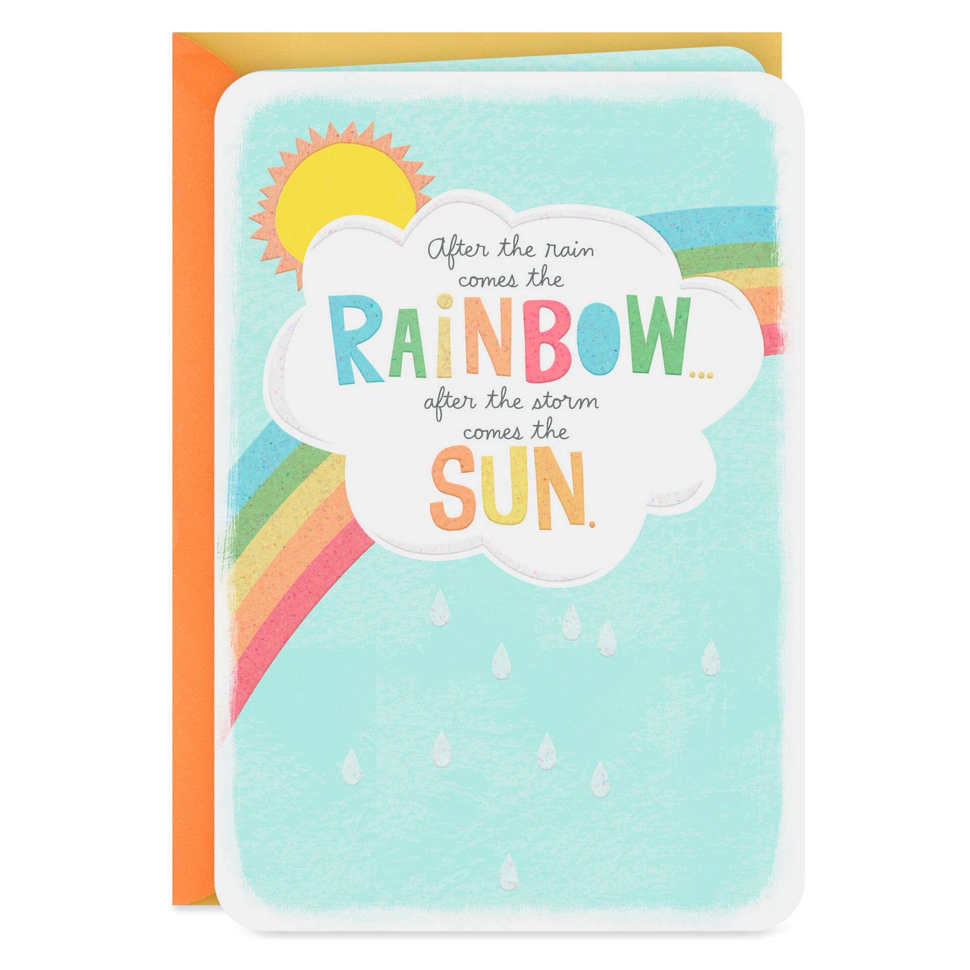 After The Rain Comes The Rainbow Get Well Card Greeting Cards Hallmark