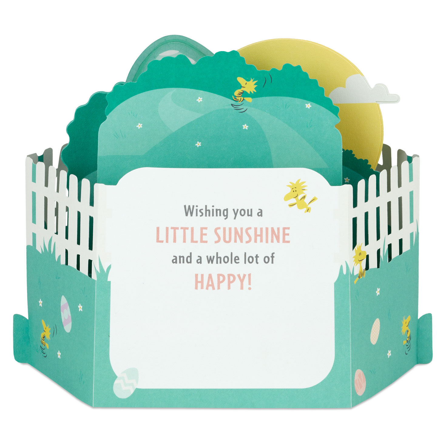 Peanuts&reg; Snoopy Sunshine and Happiness Musical 3D Pop-Up Easter Card With Light, , large image number 2