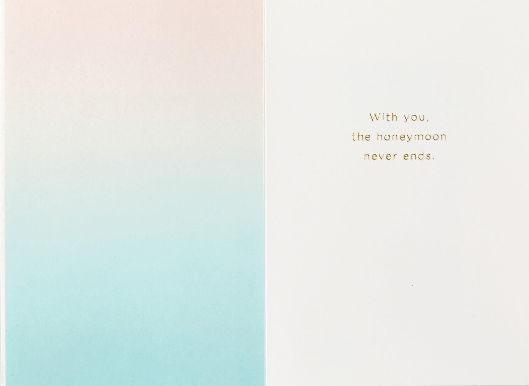 Never-Ending Honeymoon Anniversary Card