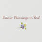 Bunny and Basket of Flowers Signs of God's Love Easter Card, , large image number 2