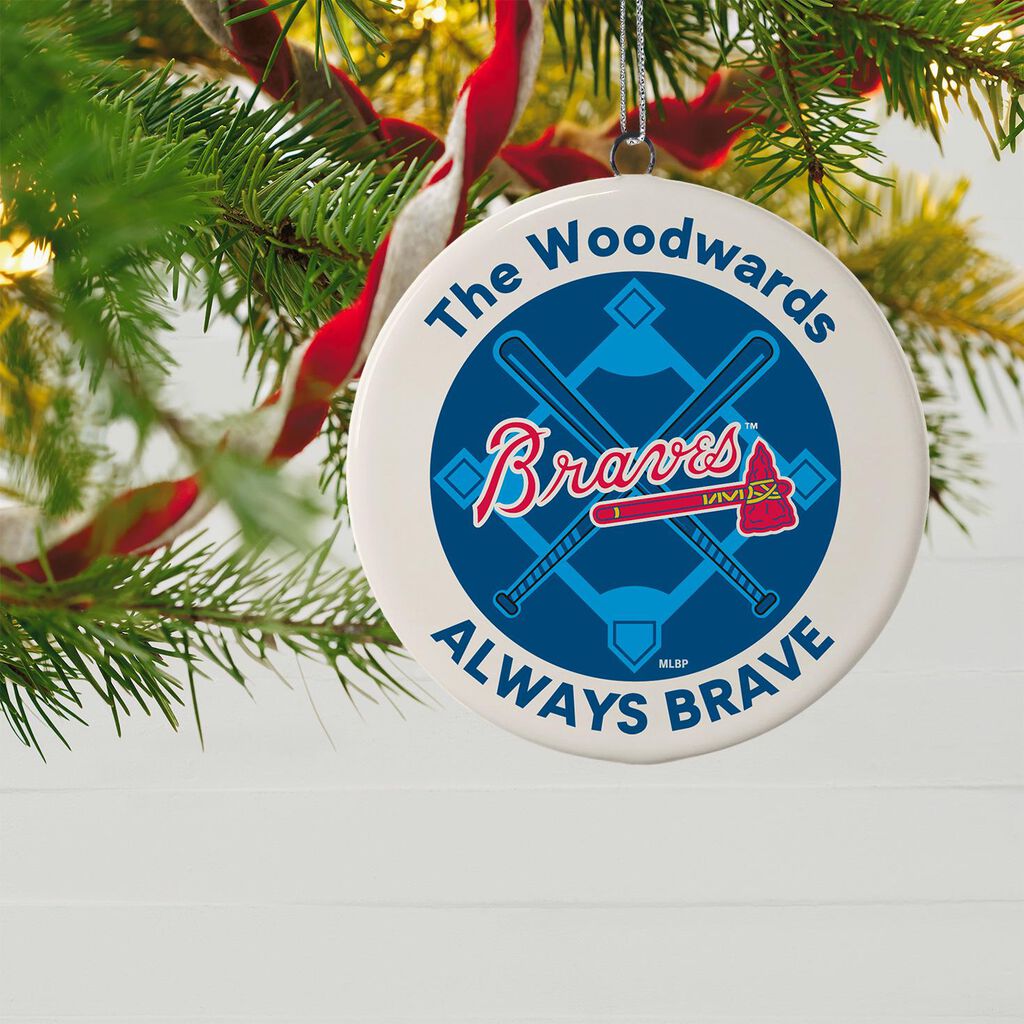 Atlanta Braves Personalized Ceramic Ornament Personalized