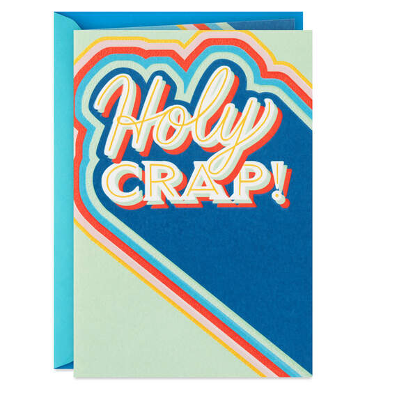 Holy Crap! Congratulations Card, , large image number 1
