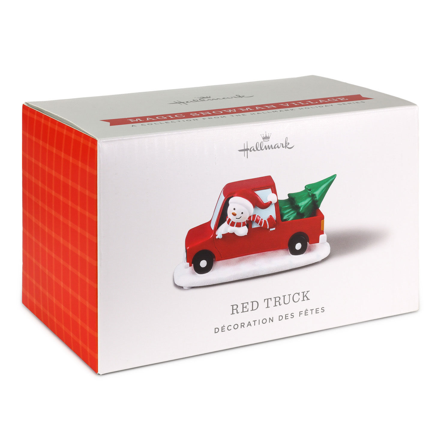 Snowman Village Red Pickup Truck Decoration package front image number 5