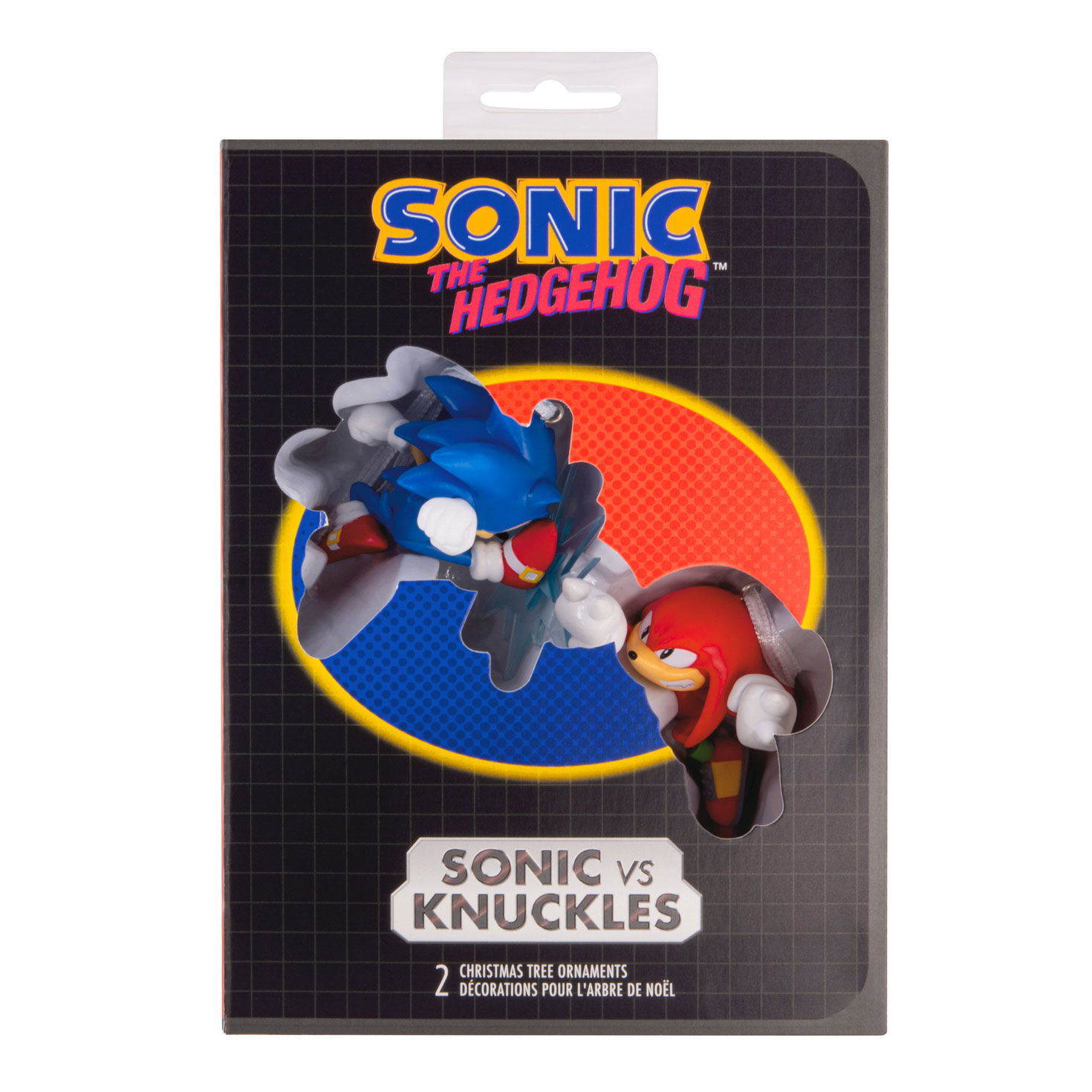 Sonic and Knuckles Christmas Ornaments package front image number 2