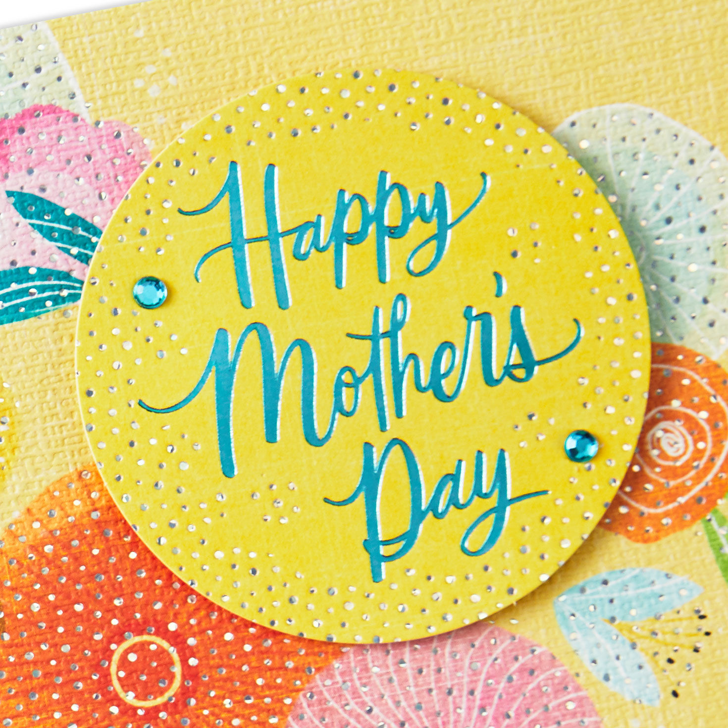 Vibrant Flowers Happy Mother's Day Card Card Front Detail image number 5