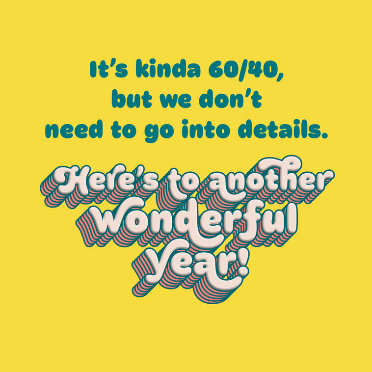 Adorable Couple Funny Anniversary Card, , large image number 2