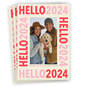Hello 2024 Flat New Year Photo Card, , large image number 1