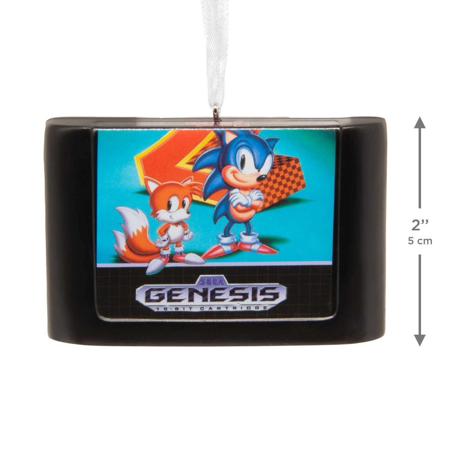 Sonic the Hedgehog 2 Video Game Christmas Ornament measurement image number 3