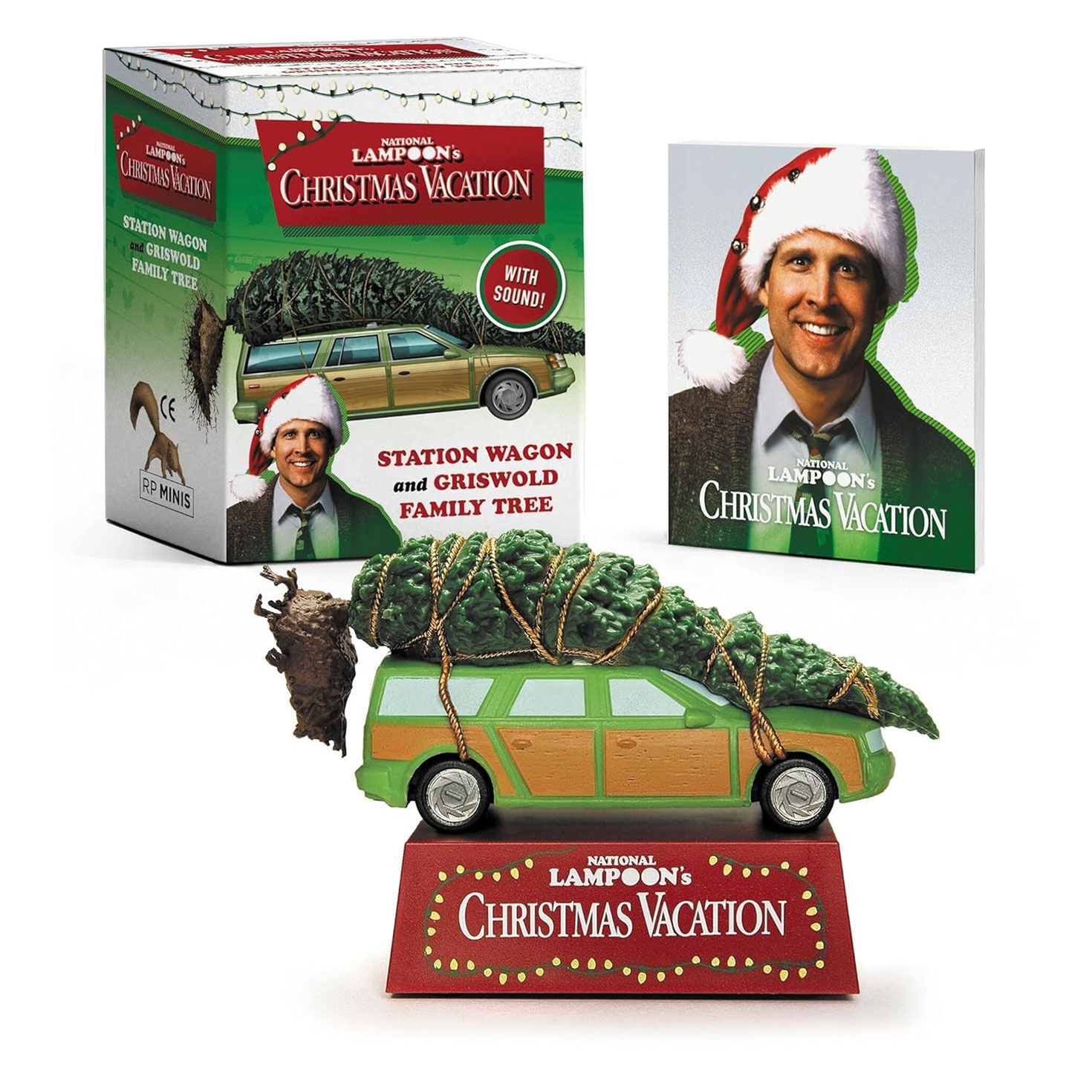 Christmas Vacation Station Wagon With Sound Mini Figurine fronts all parts image number 1