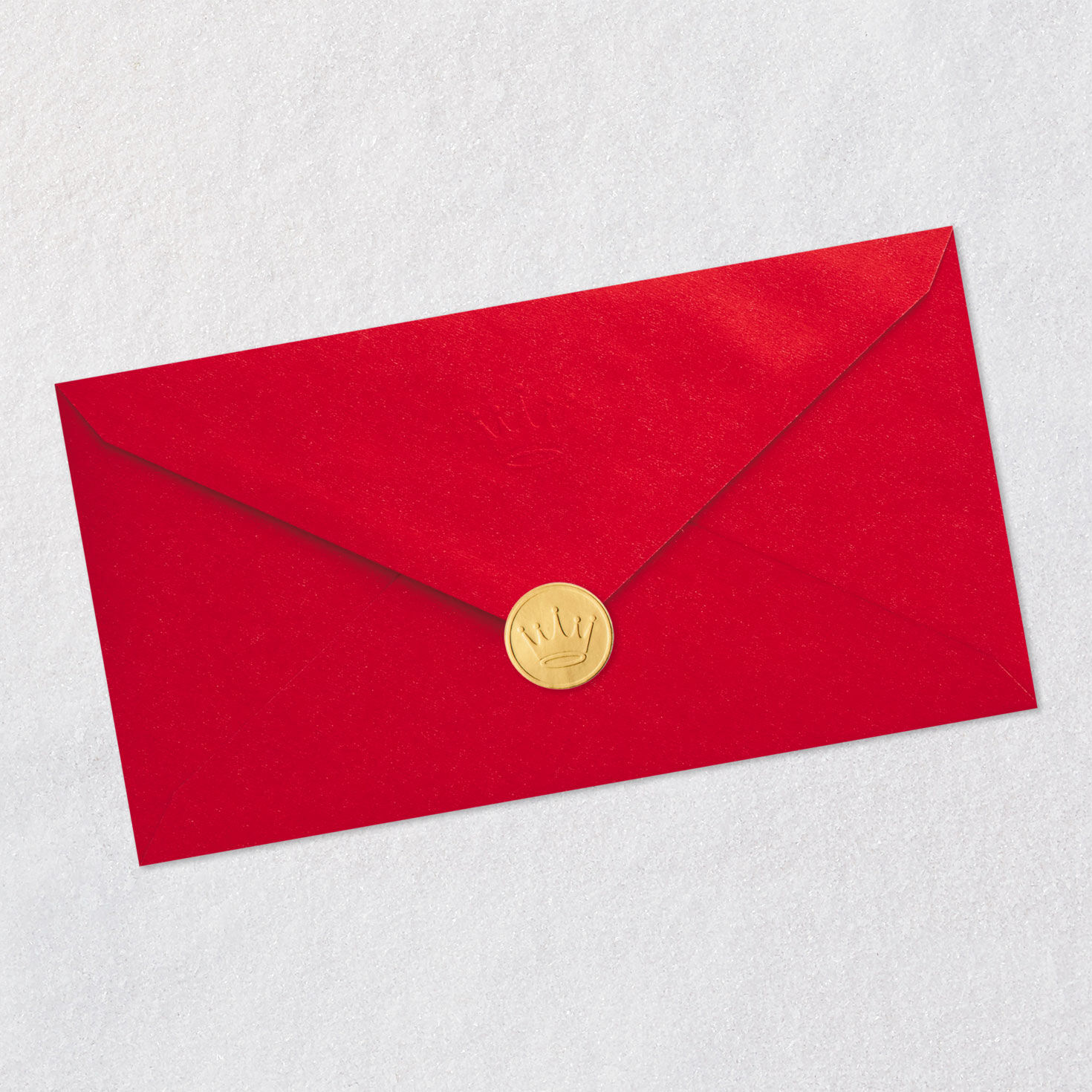 Cozy Stockings and Fireplace Christmas Card Envelope Back with Seal image number 9