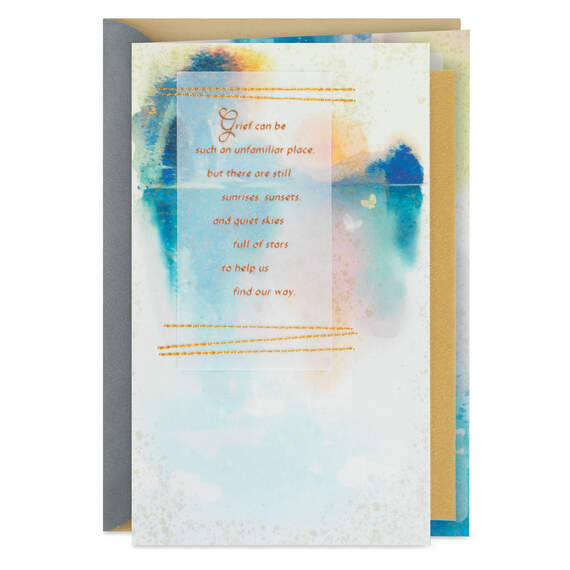 Wishing You Peace and Healing Sympathy Card, , large image number 1