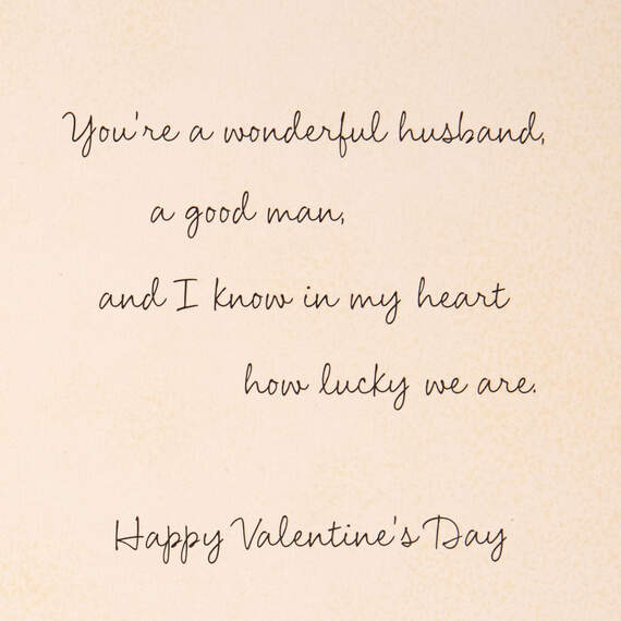Grateful for You Valentine's Day Card for Husband, , large image number 2