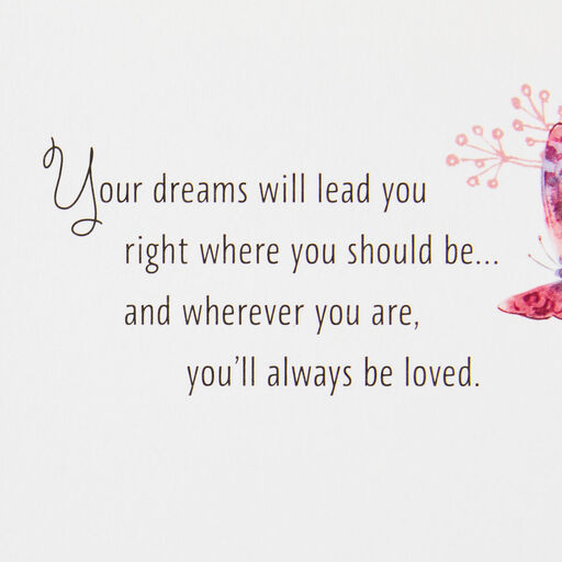 Follow Your Path Graduation Card for Granddaughter With Dream Token, 