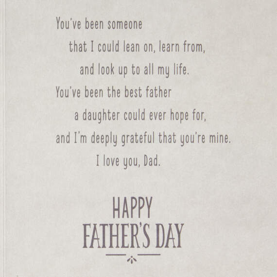 The Best Dad a Daughter Could Hope For Father's Day Card, , large image number 2