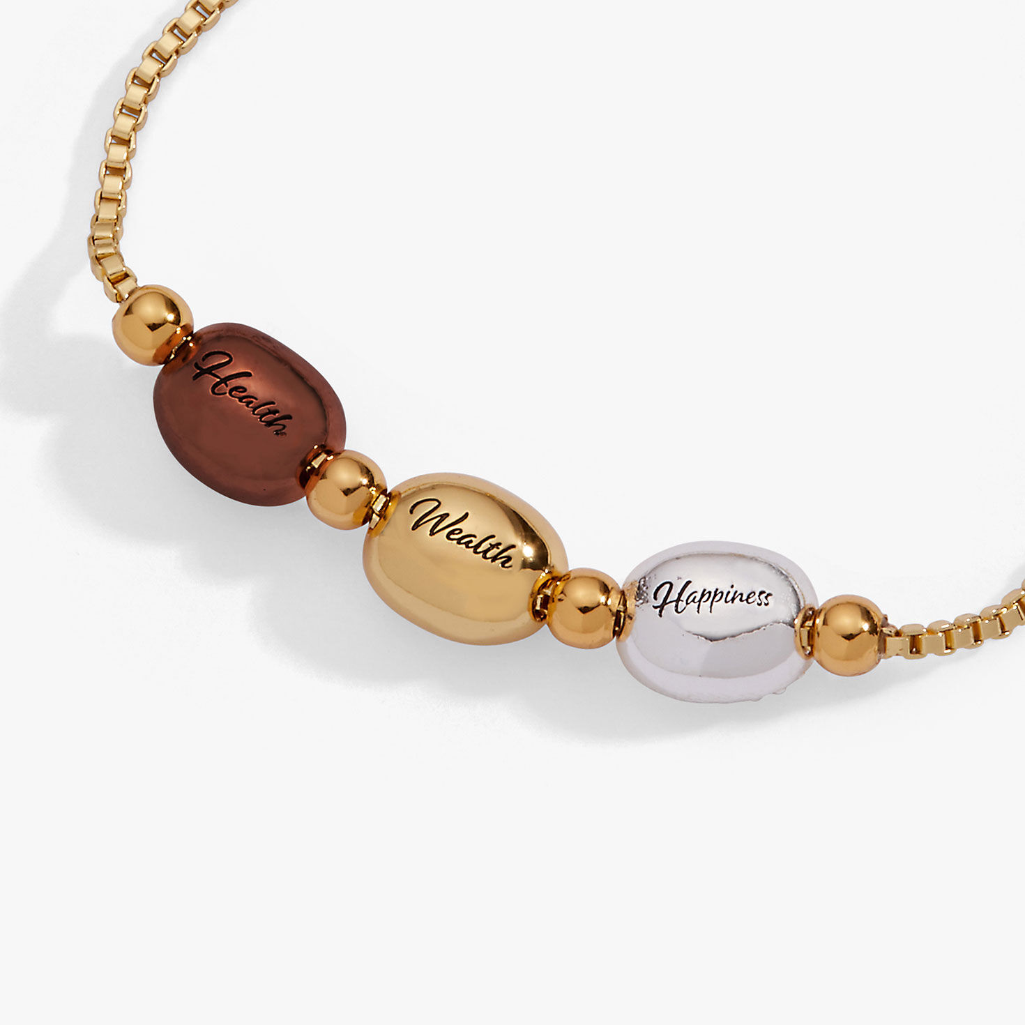 Alex And Ani Coffee Bean Bolo Bracelet upclose view image number 3