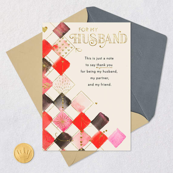 Thank You for Being You Valentine's Day Card for Husband, , large image number 6