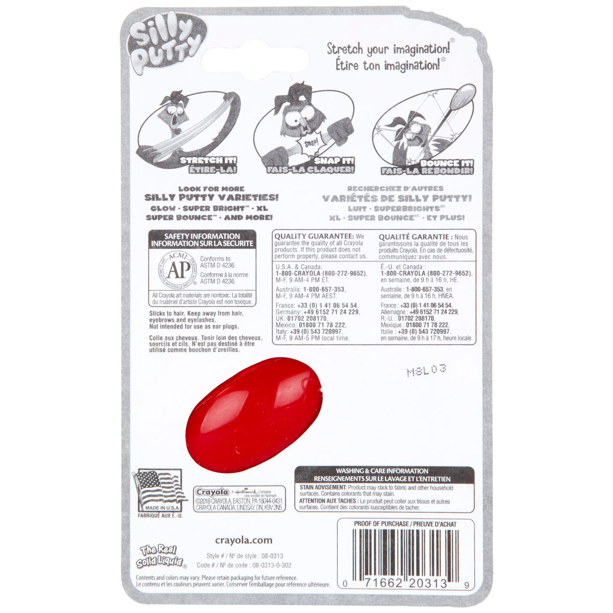 Crayola Original Silly Putty Arts & Crafts Hallmark