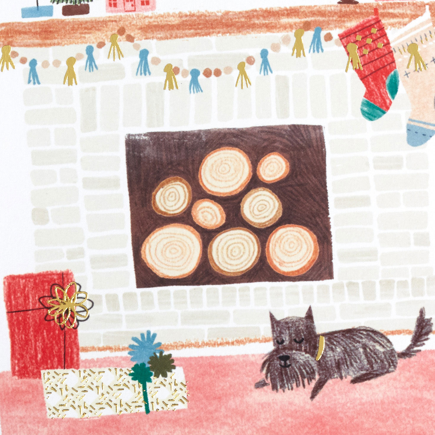 Warm and Cozy Fireplace Packaged Christmas Cards, Set of 5 for only USD 5.00 | Hallmark