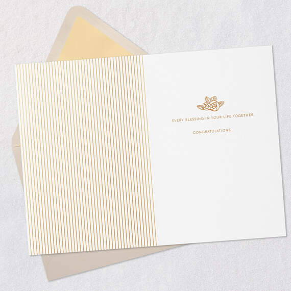 Every Happiness and Blessing Wedding Card for Couple, , large image number 3
