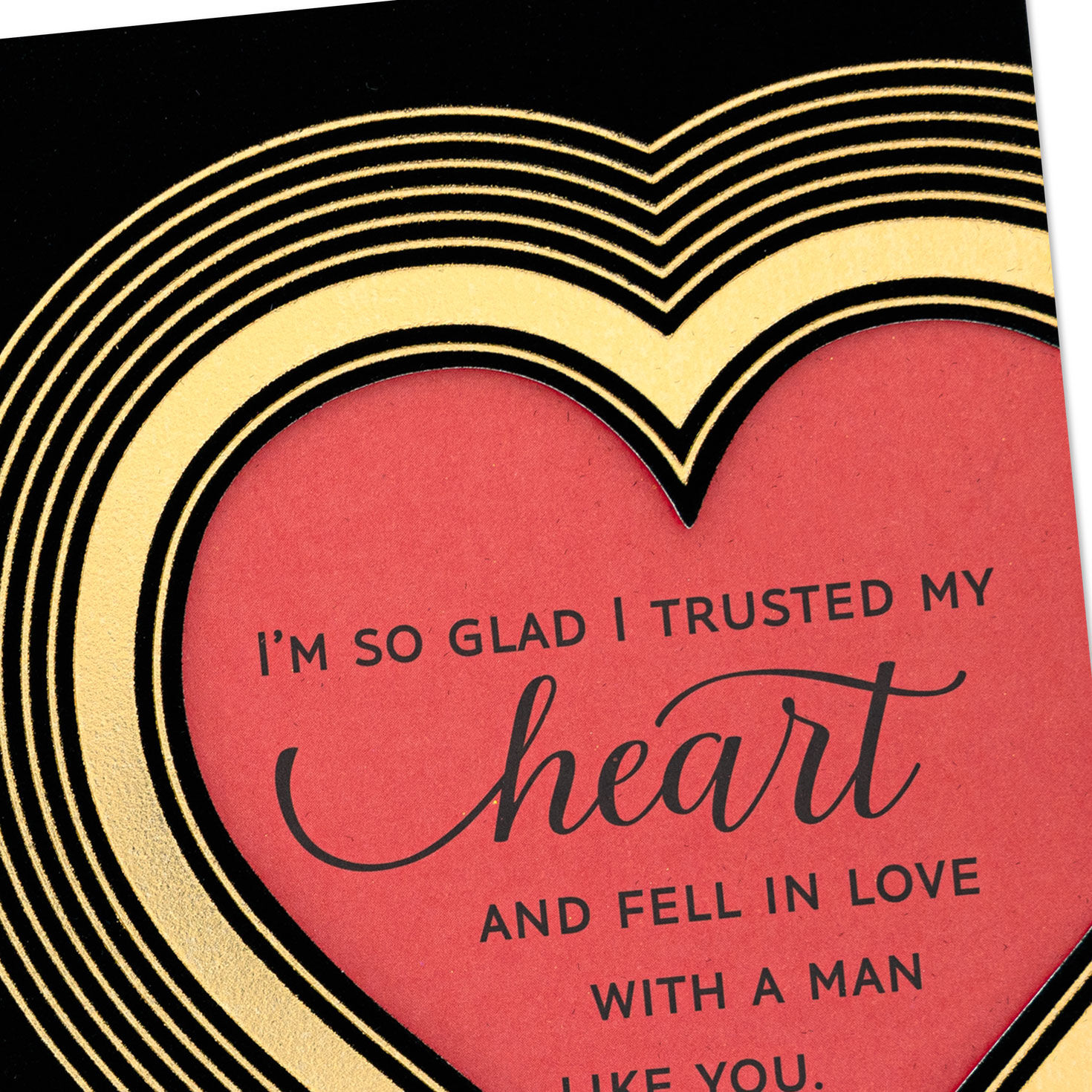 So Glad to Love a Man Like You Romantic Valentine's Day Card for Him for only USD 6.99 | Hallmark