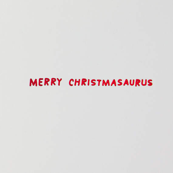 Decked-Out Dinosaurs Christmas Card, , large image number 2