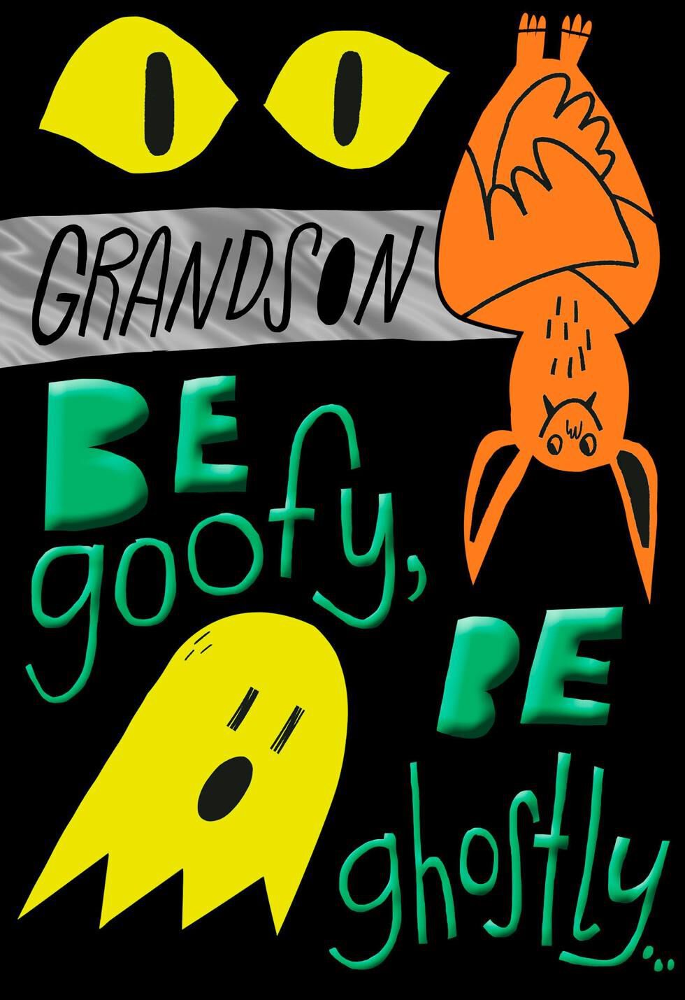 Fun Halloween Wishes for Grandson Halloween Card