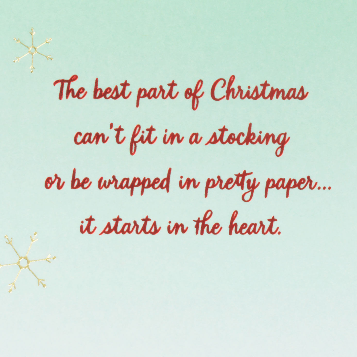 Two Stockings Christmas Card for Daughter & Son-in-Law Sentiment image number 2
