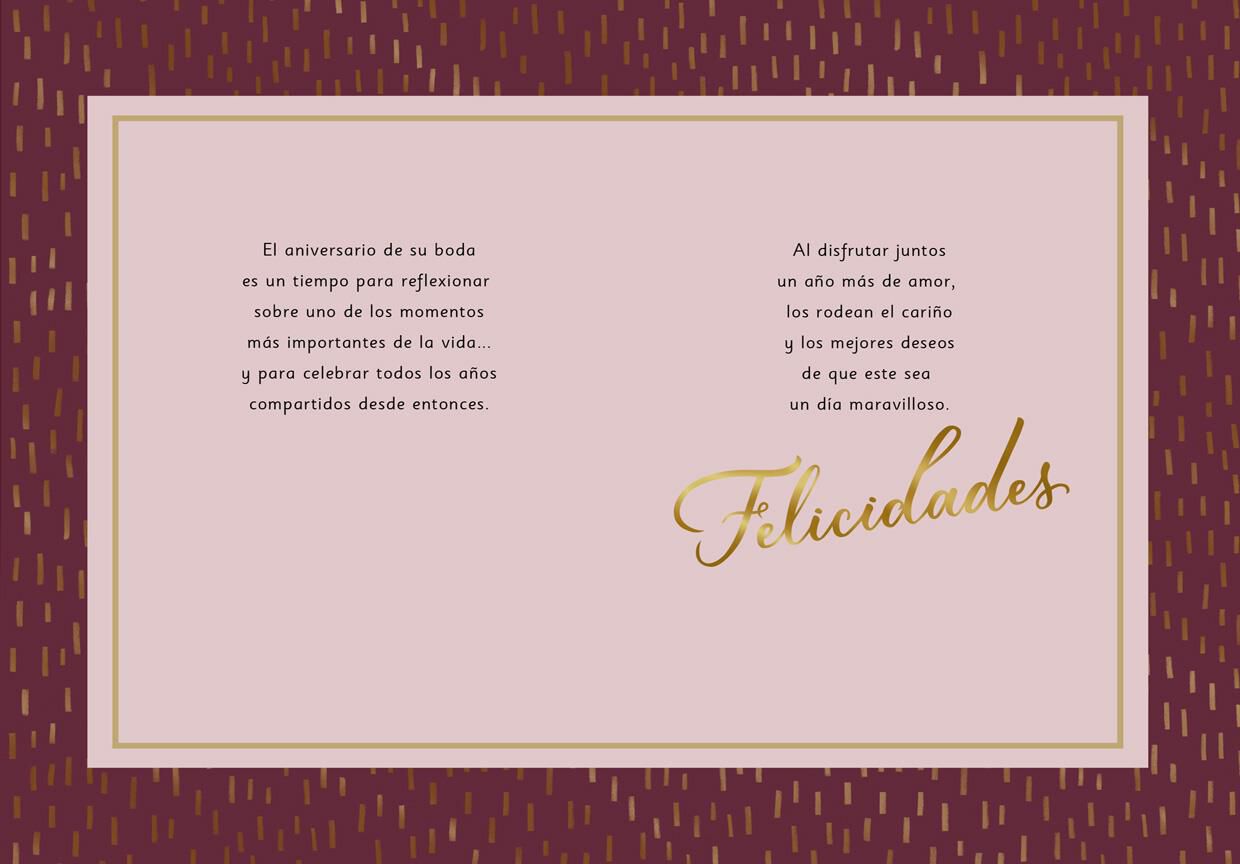 A Loving Look Back Spanish-Language Anniversary Card
