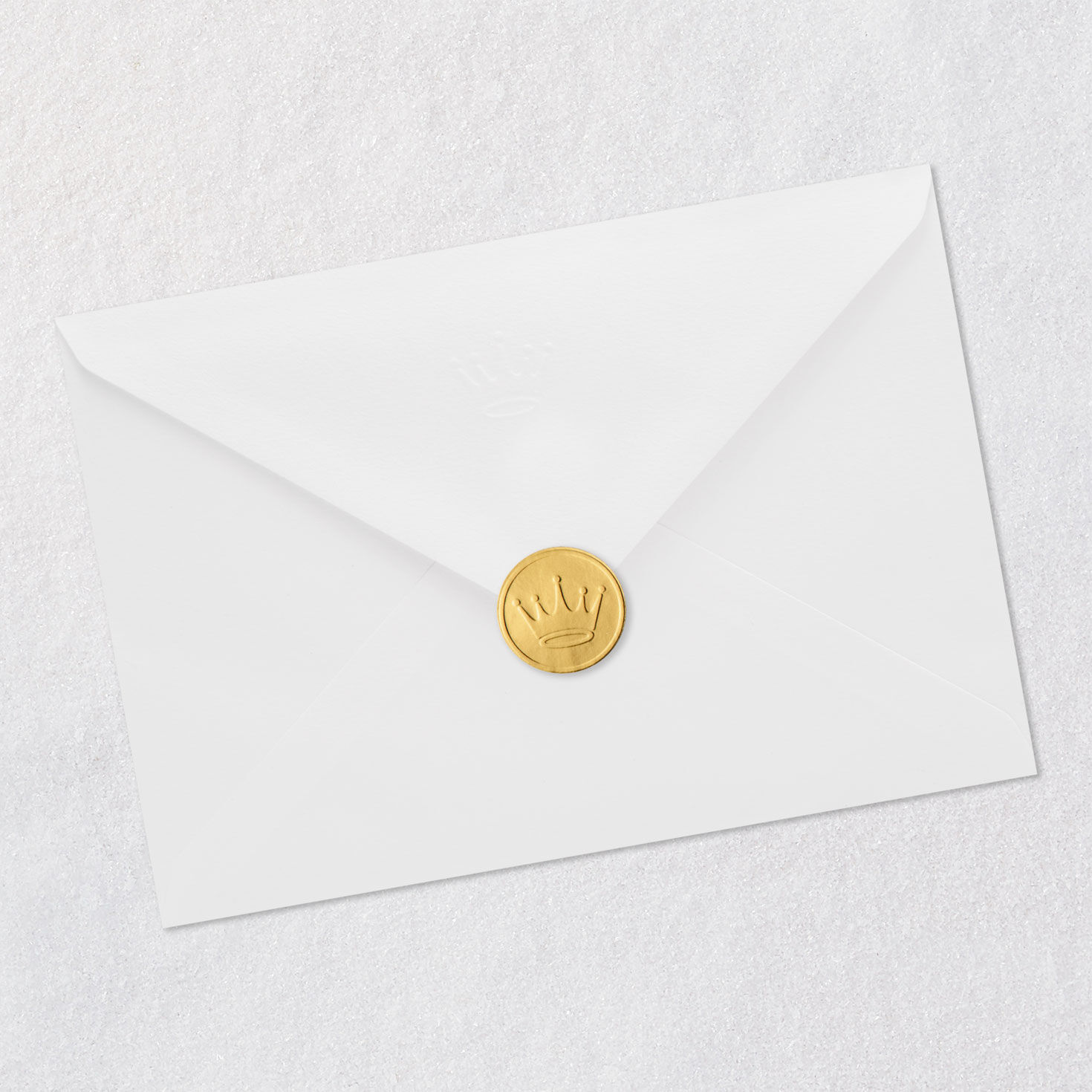 Stacked Stones Between You and Me Encouragement Card Envelope Back with Seal image number 9