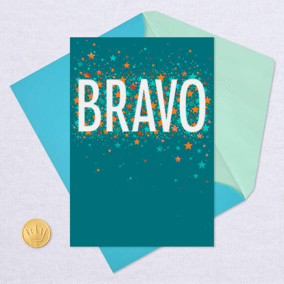 Bold Bravo Congratulations Card, , large image number 5