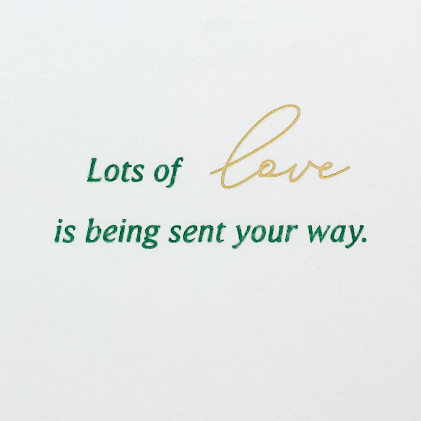 Green Leaves and Gold Arches Get Well Card Sentiment image number 3