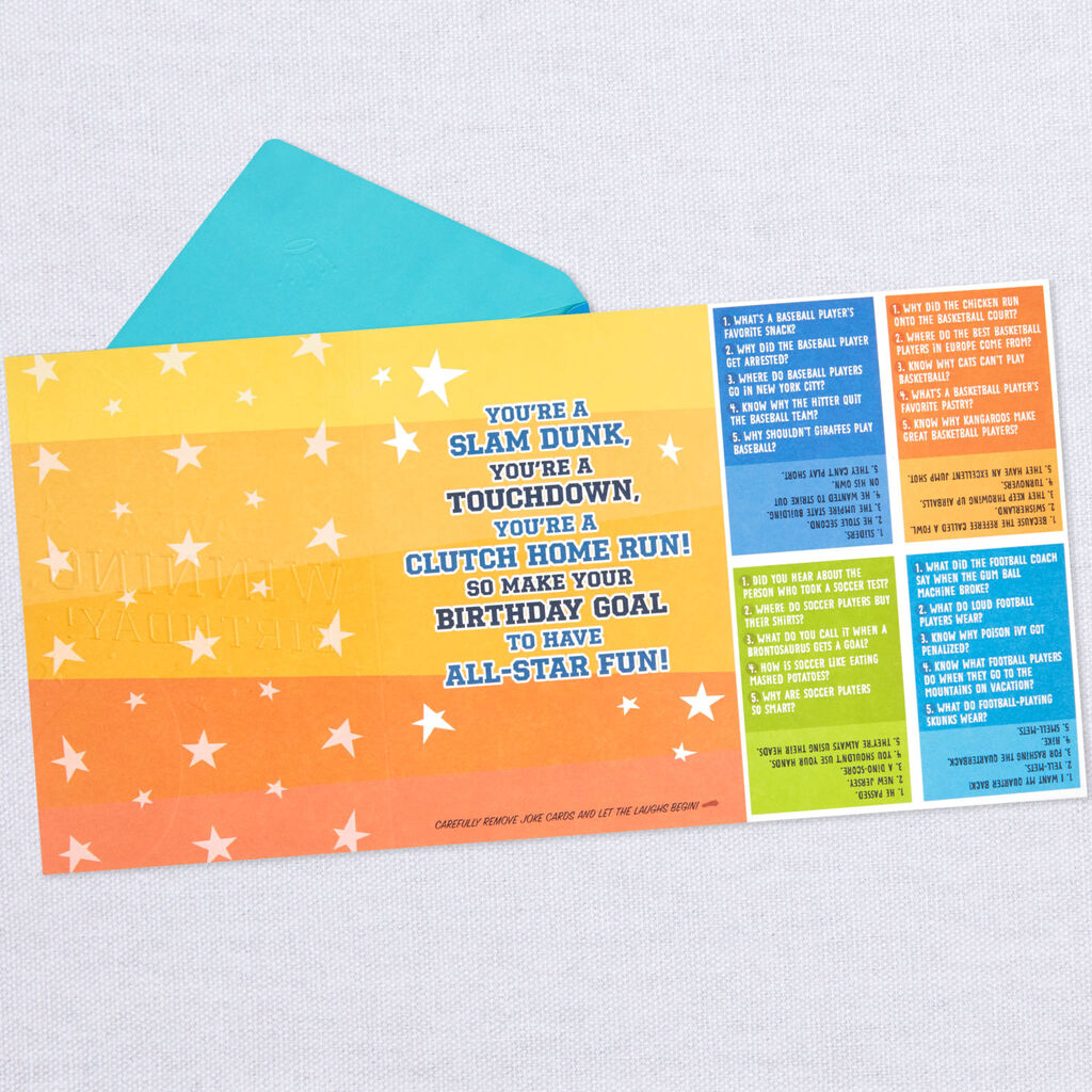 You Re A Slam Dunk Birthday Card Greeting Cards Hallmark
