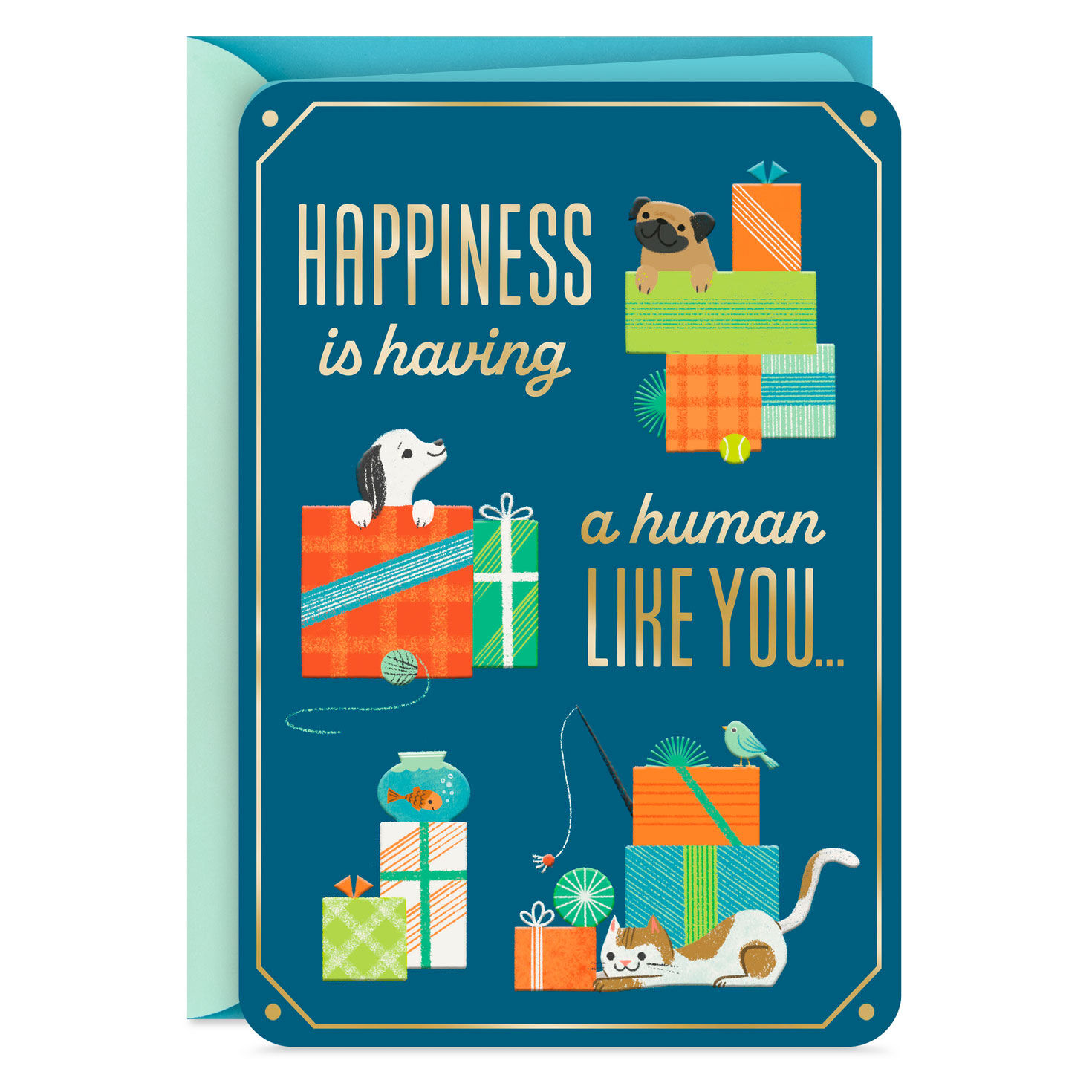 A Human Like You Birthday Card from Pets