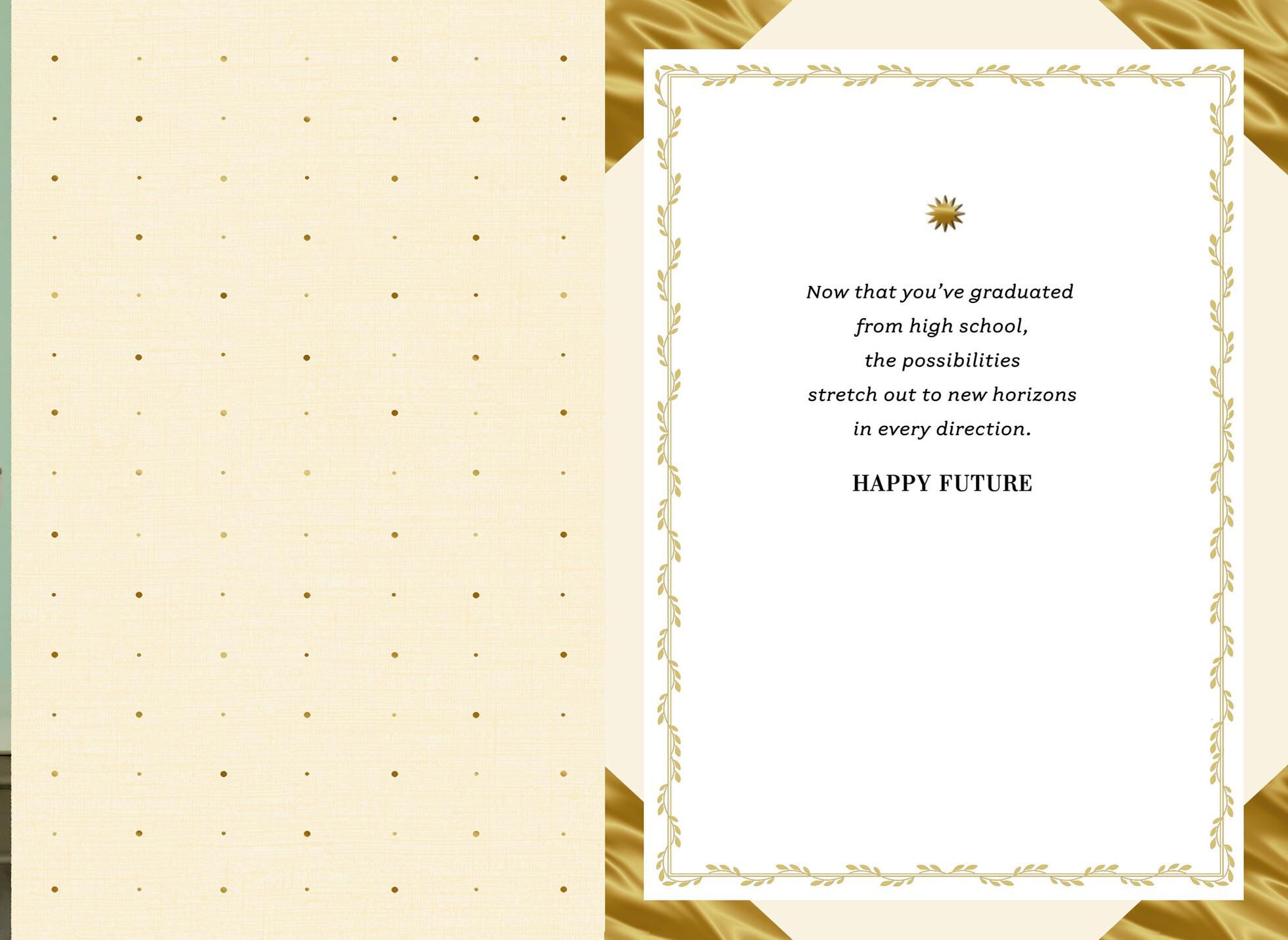 Chase Big Dreams High School Graduation Card