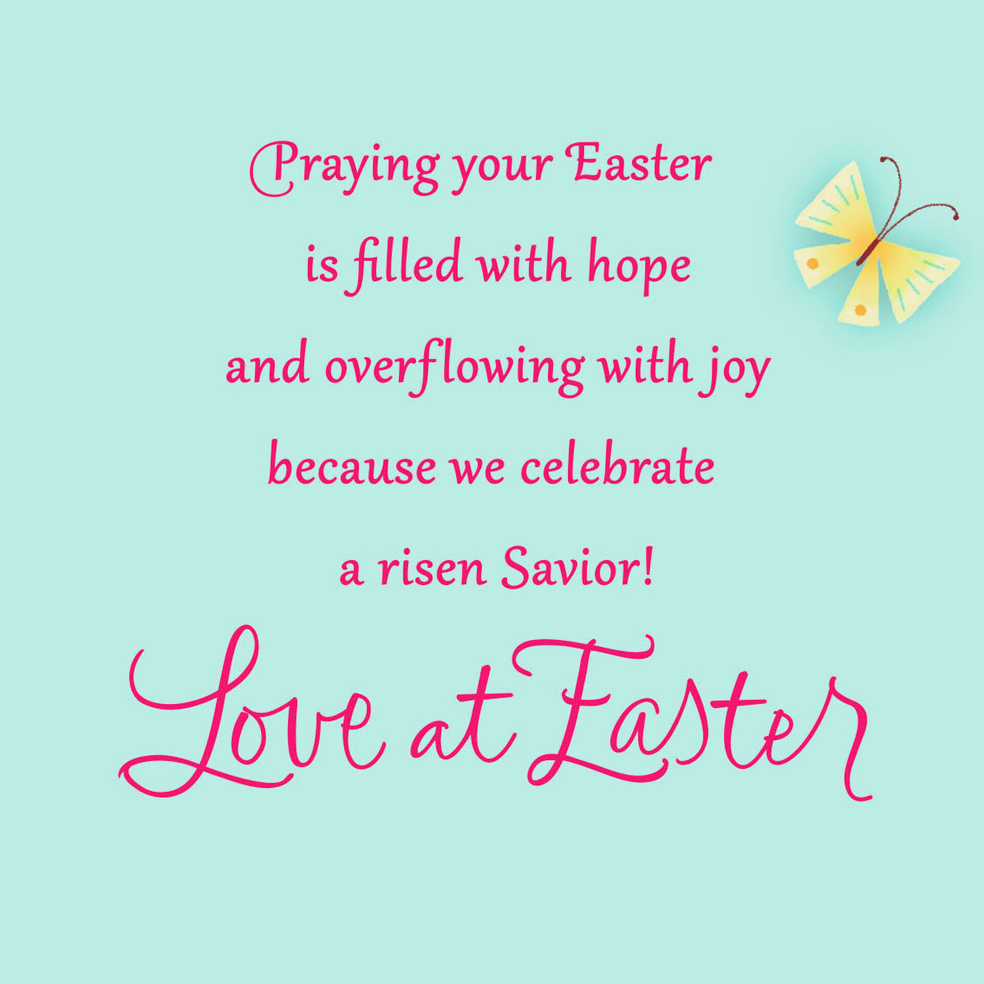 Love and Blessings Religious Easter Card for Daughter and Husband ...