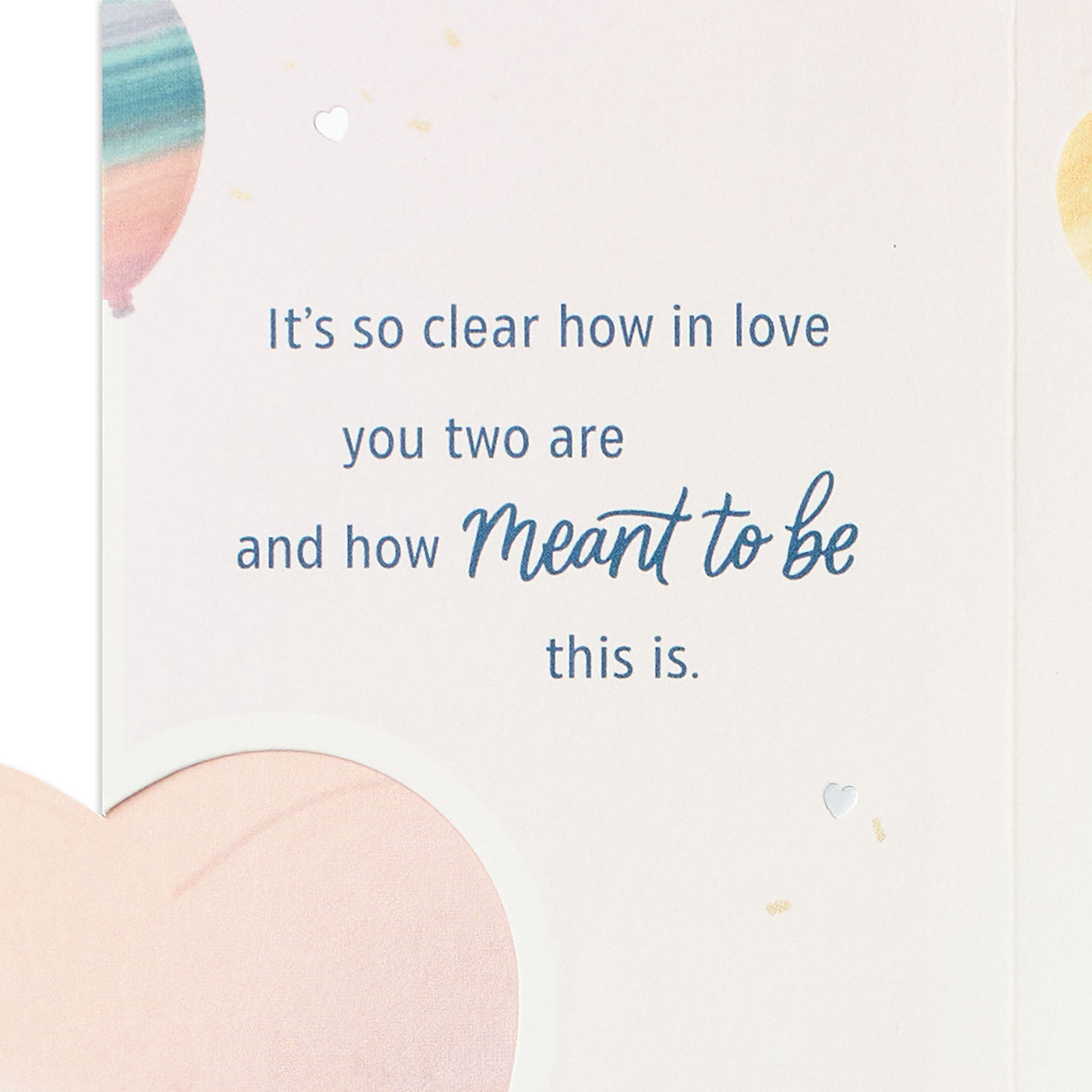 Heart Balloons Engagement Congratulations Card Sentiment image number 2
