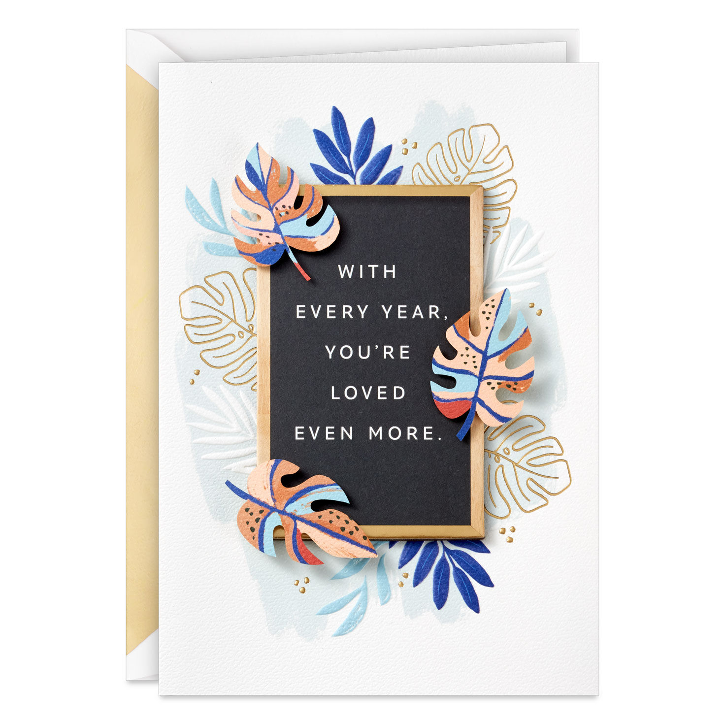 You're Loved More Every Year Father's Day Card