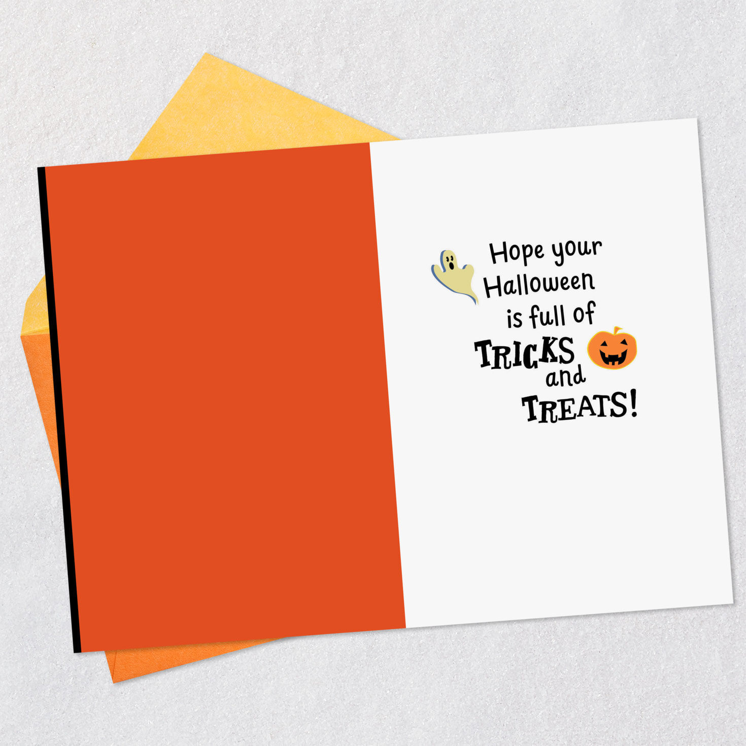 Stitch in Witch Costume Halloween Card for Kid Open card with envelope image number 3