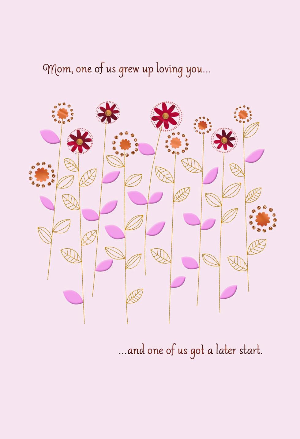 You Deserve A Wonderful Day Birthday Card For Mom From