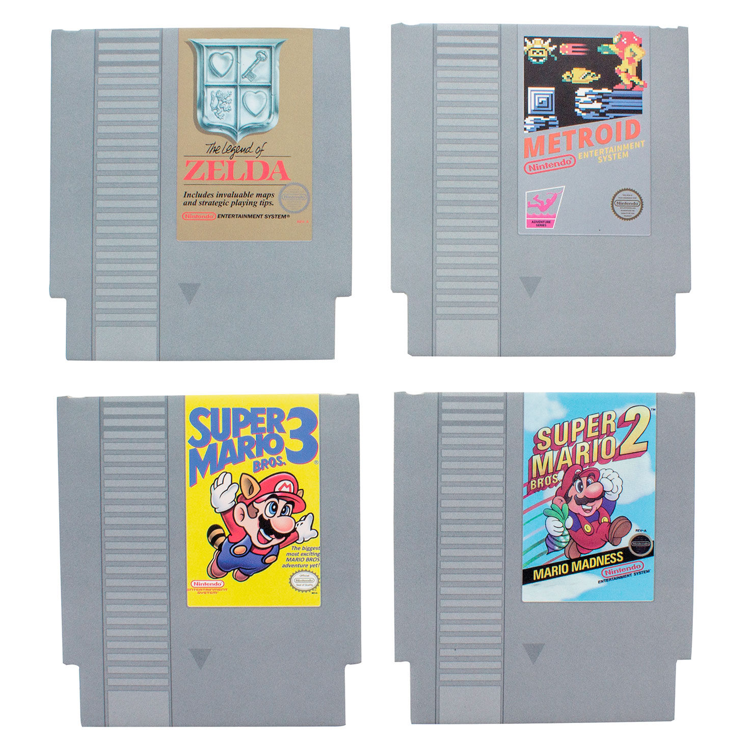 Nintendo cartridge store coasters