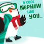 Cool Penguin With Snowboard Christmas Card for Nephew, , large image number 4