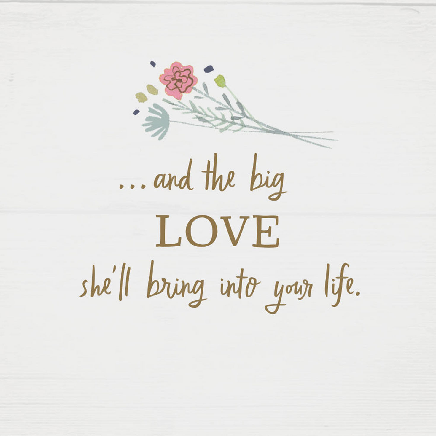 Vintage Baby Carriage and Flowers Baby Girl Card Sentiment image number 2