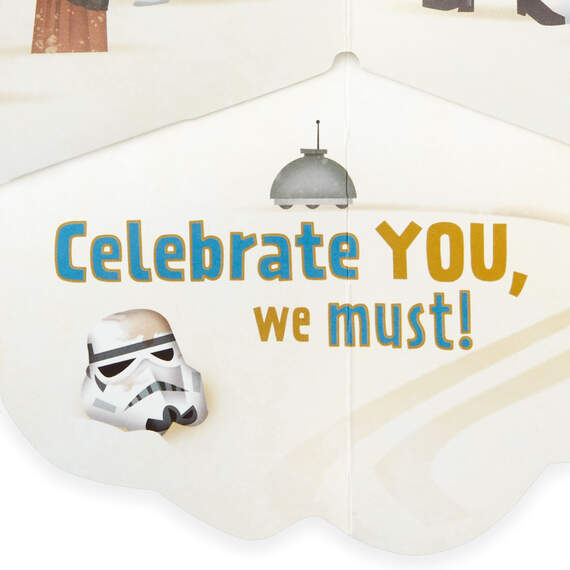 Star Wars™ Yoda™ Pop-Up Father's Day Card, , large image number 2