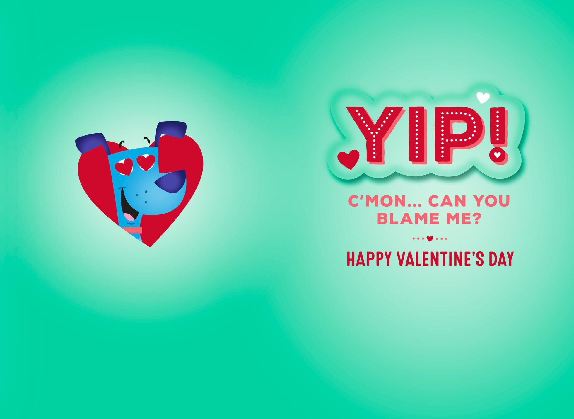 Woof and Yip Valentine's Day Card for Anyone