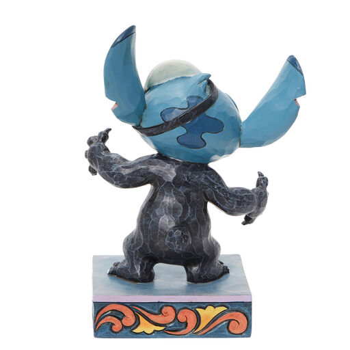 Jim Shore Disney Stitch Glow-in-the-Dark Skeleton Figurine, 6.38", 